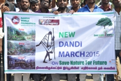 New Dandi MarchтАЭ on Save Nature for Future Organized By Gandhi World Foundation in Association with Puthiya Thalaimurai Tv at Chennai
