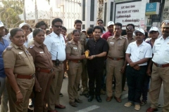 Trichy  Gandhi World Foundation in association with Puthiyathalaimurai Tv  Promoting 100% percentage vote Campaign on May 6 2016